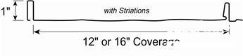 Royal Loc with Striations Panel Profile Striations Panel Profile